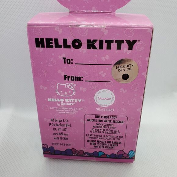 NWT Sanrio Hello Kitty Flashing Lights LCD Watch - Picture 4 of 4